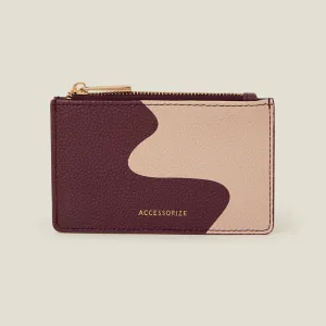 Accessorize London Women's Red Two Tone Cardholder