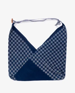 Aizawa Indigo Tsuno Bag, Houndstooth Dots