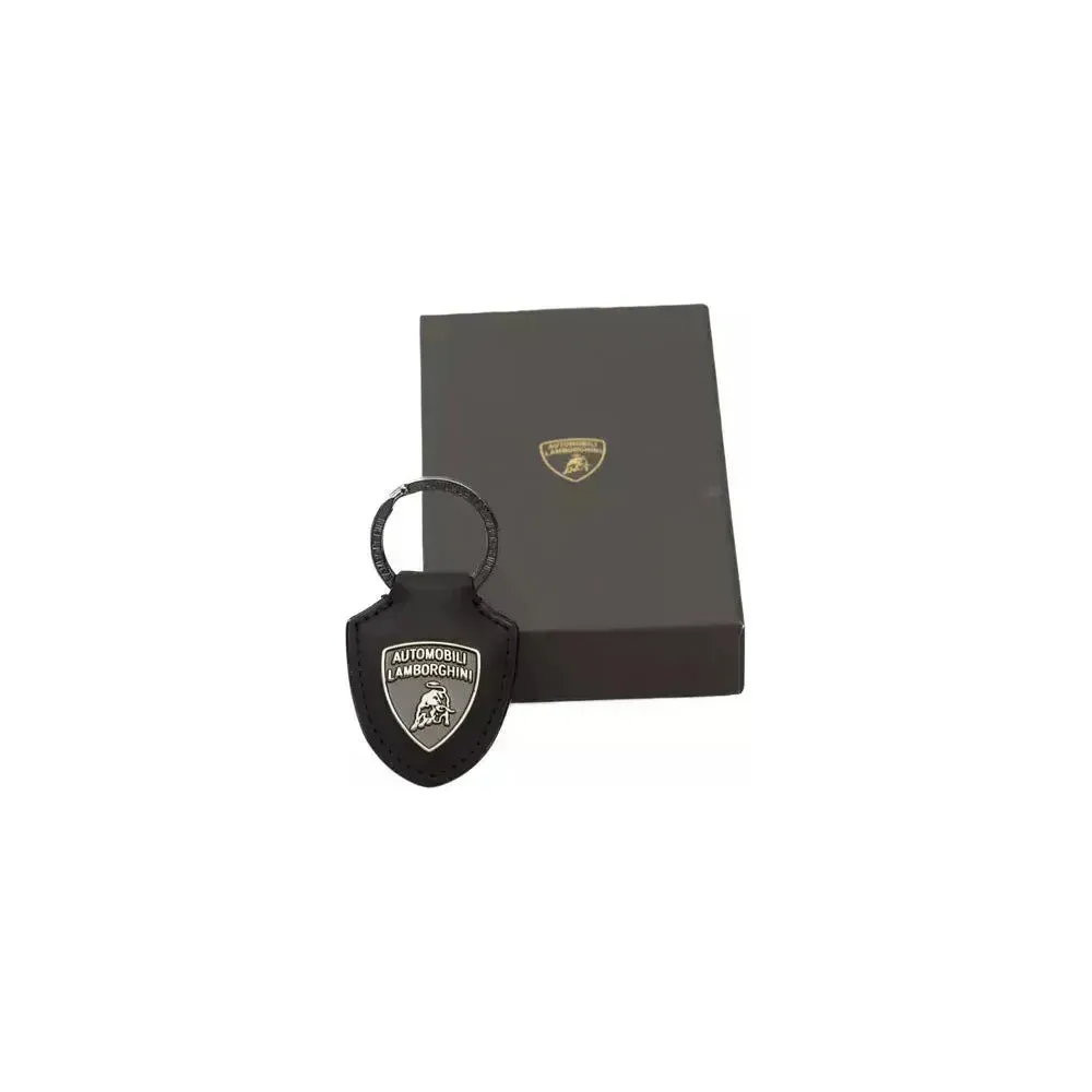 Automobili Lamborghini Black Metal Men Keychain