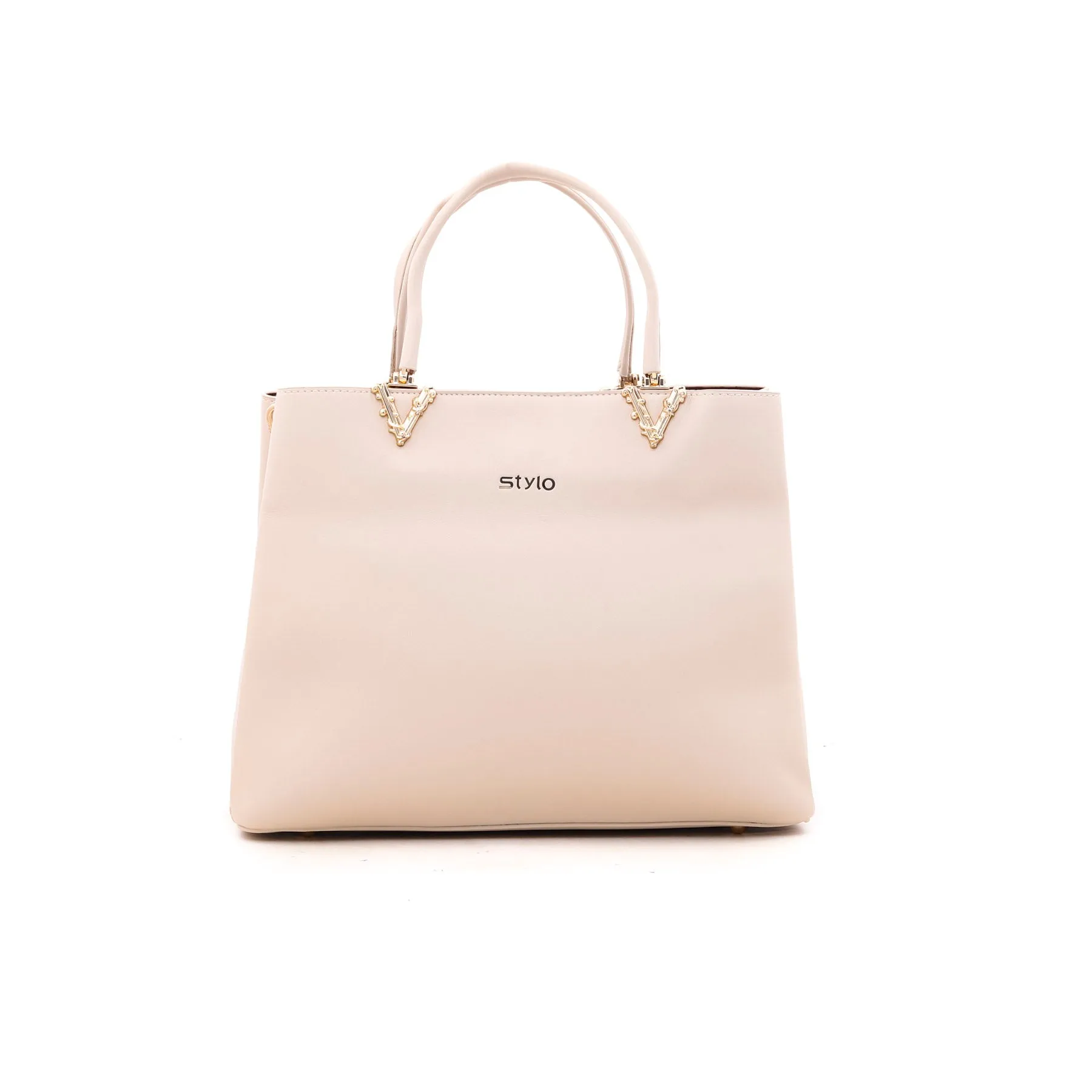 Beige Formal Hand Bag P35244