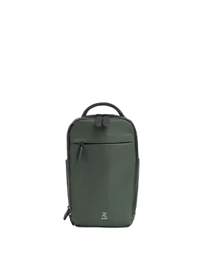 Bold Mimic: Multi-Carry Sling/Backpack in Forest Green Color