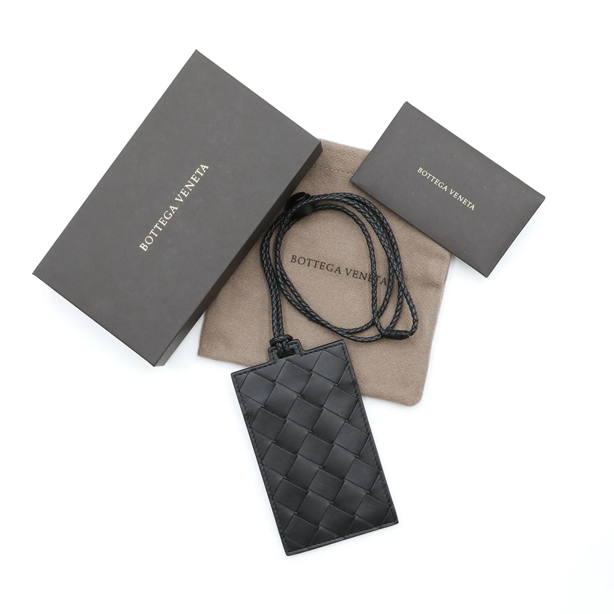 Bottega Veneta Luggage Tag Card Case