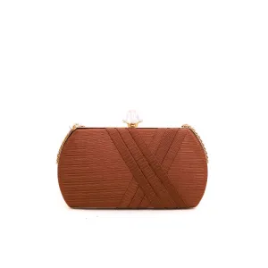 Brown Formal Clutch p15045