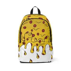 Cheesy Pizza Unisex Fabric Backpack