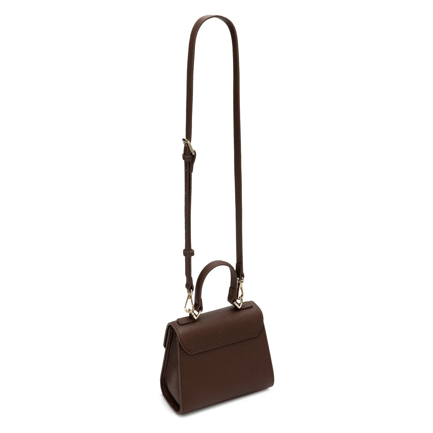 Chloe Genuine Leather Handbag (Brown)