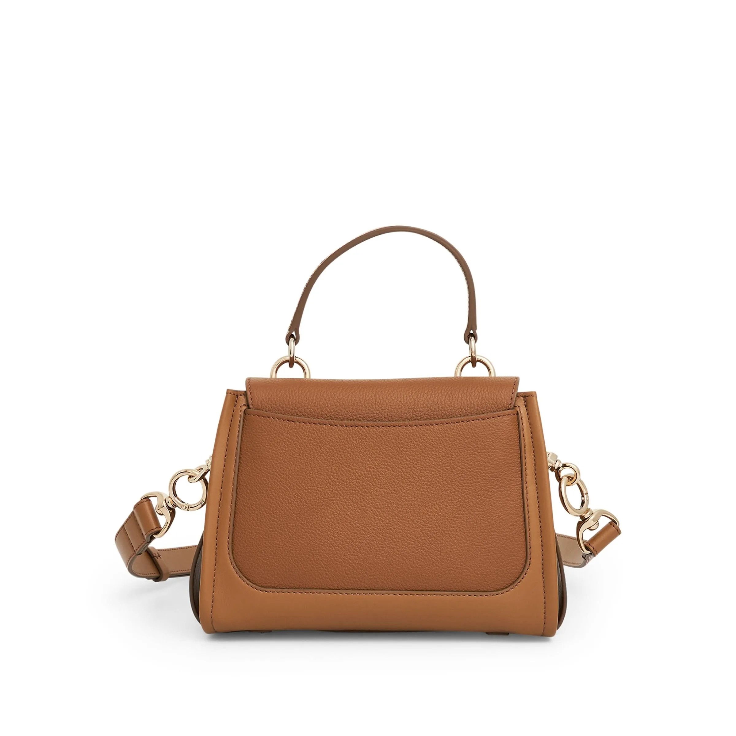 Chloe Mini Tesse Day Bag in Pottery Brown