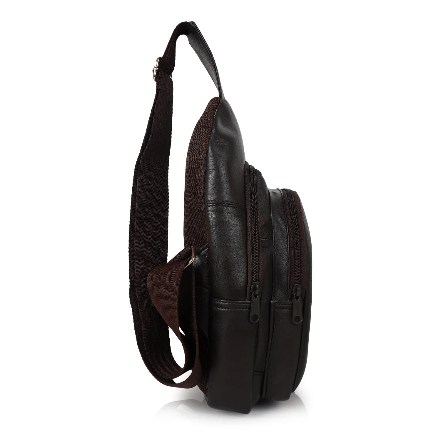 CIMONI Unisex Leather Crossbody Backpack on Sale with Warrenty