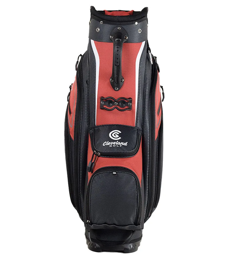 Cleveland Golf Lightweight Cart Bag - Red/Charcoal