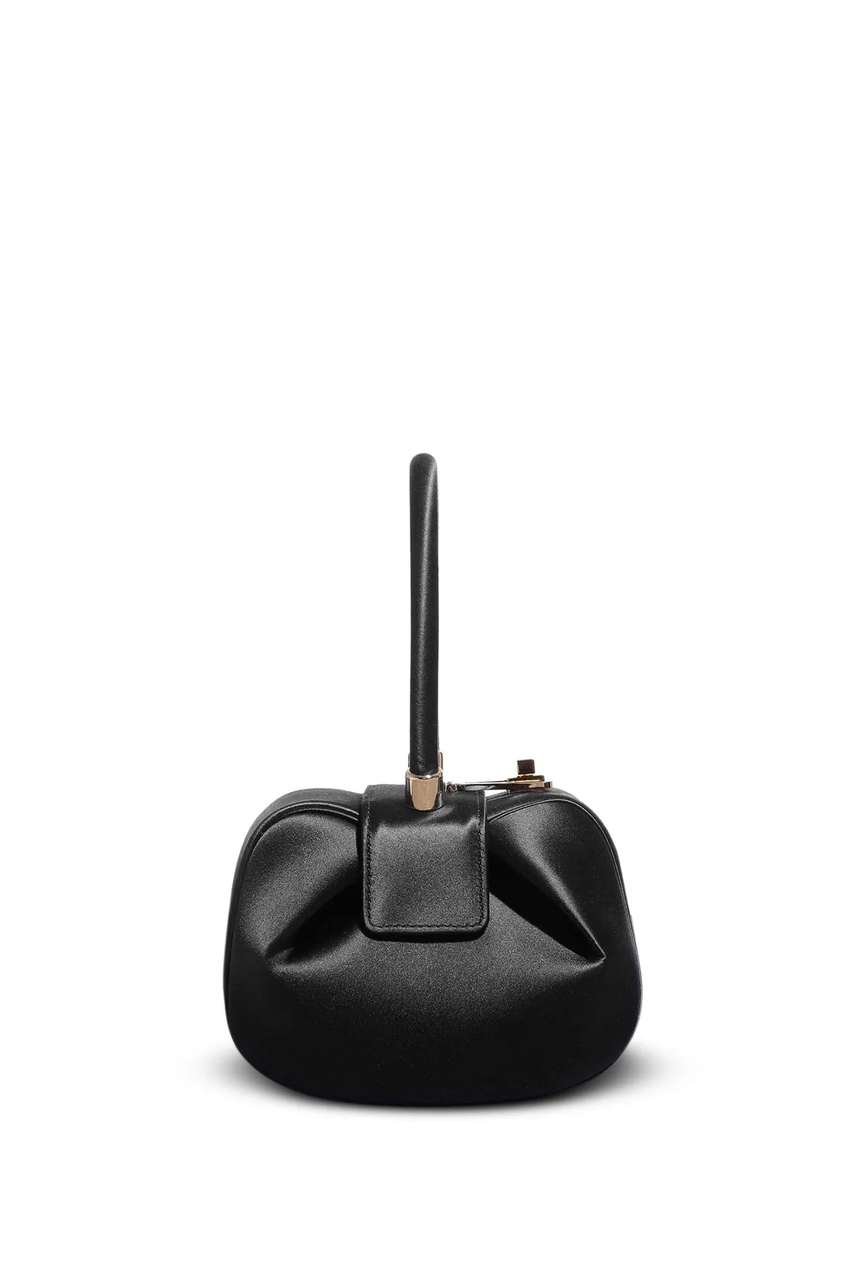 Demi Bag in Black Satin