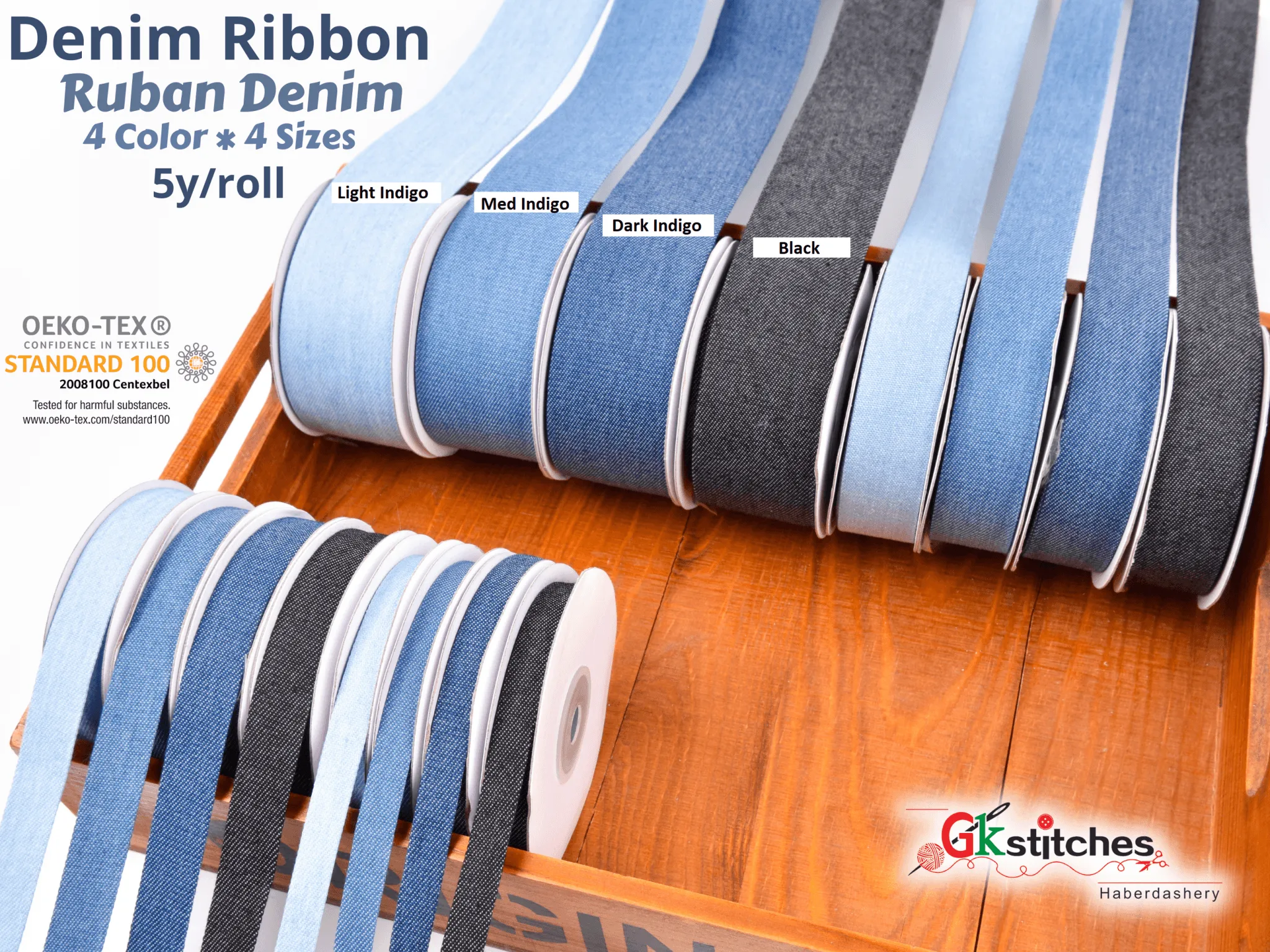 Denim Webbing/Ribbon