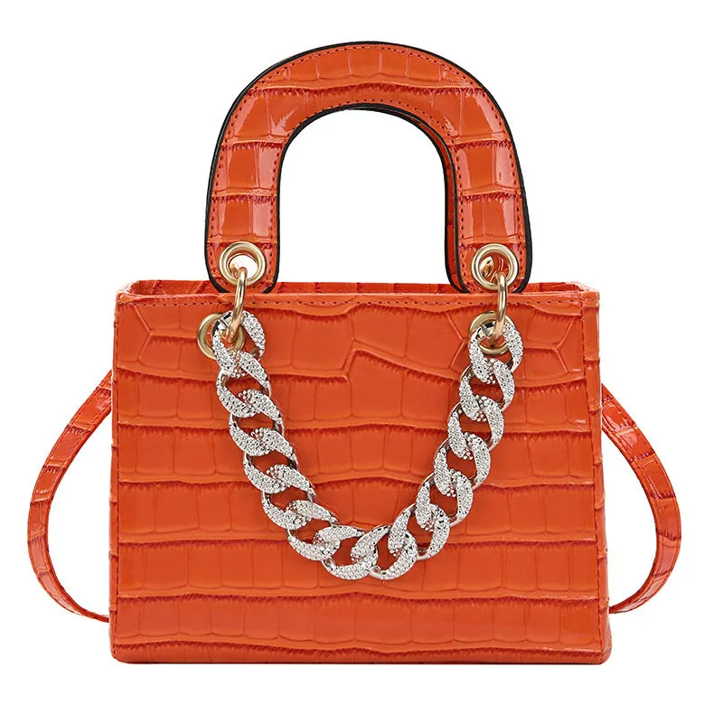 Diamond Textured Tote Handbags