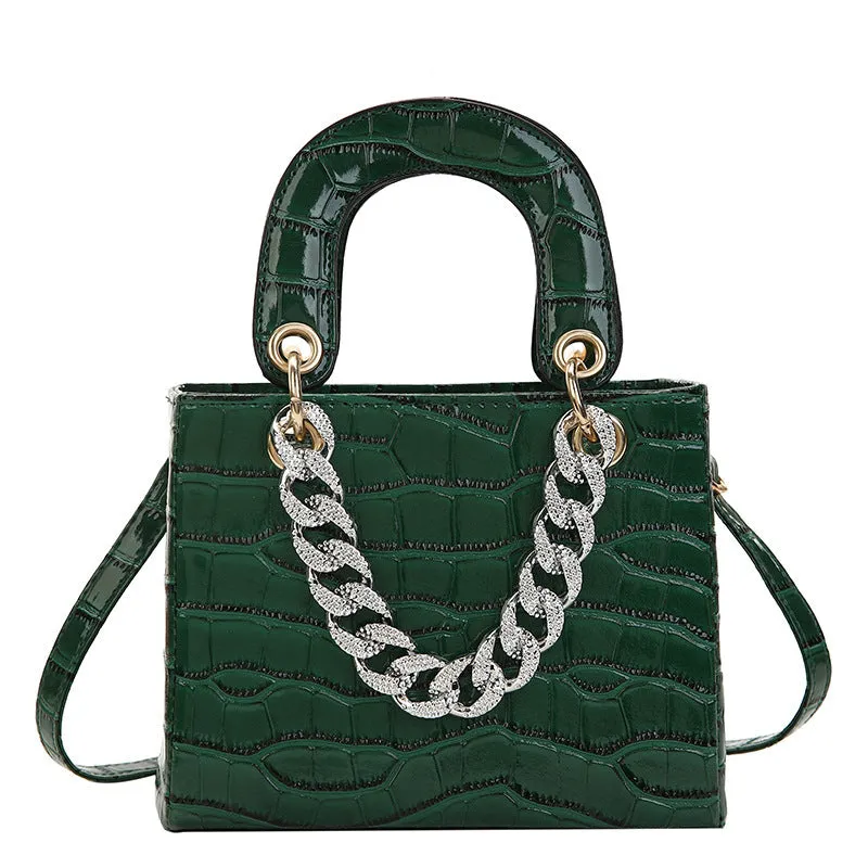 Diamond Textured Tote Handbags