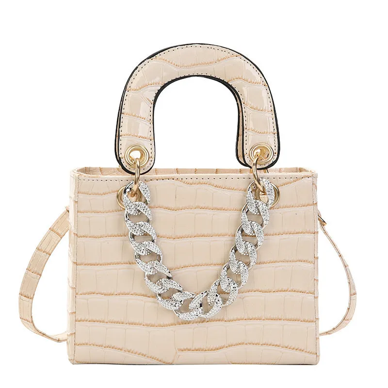 Diamond Textured Tote Handbags