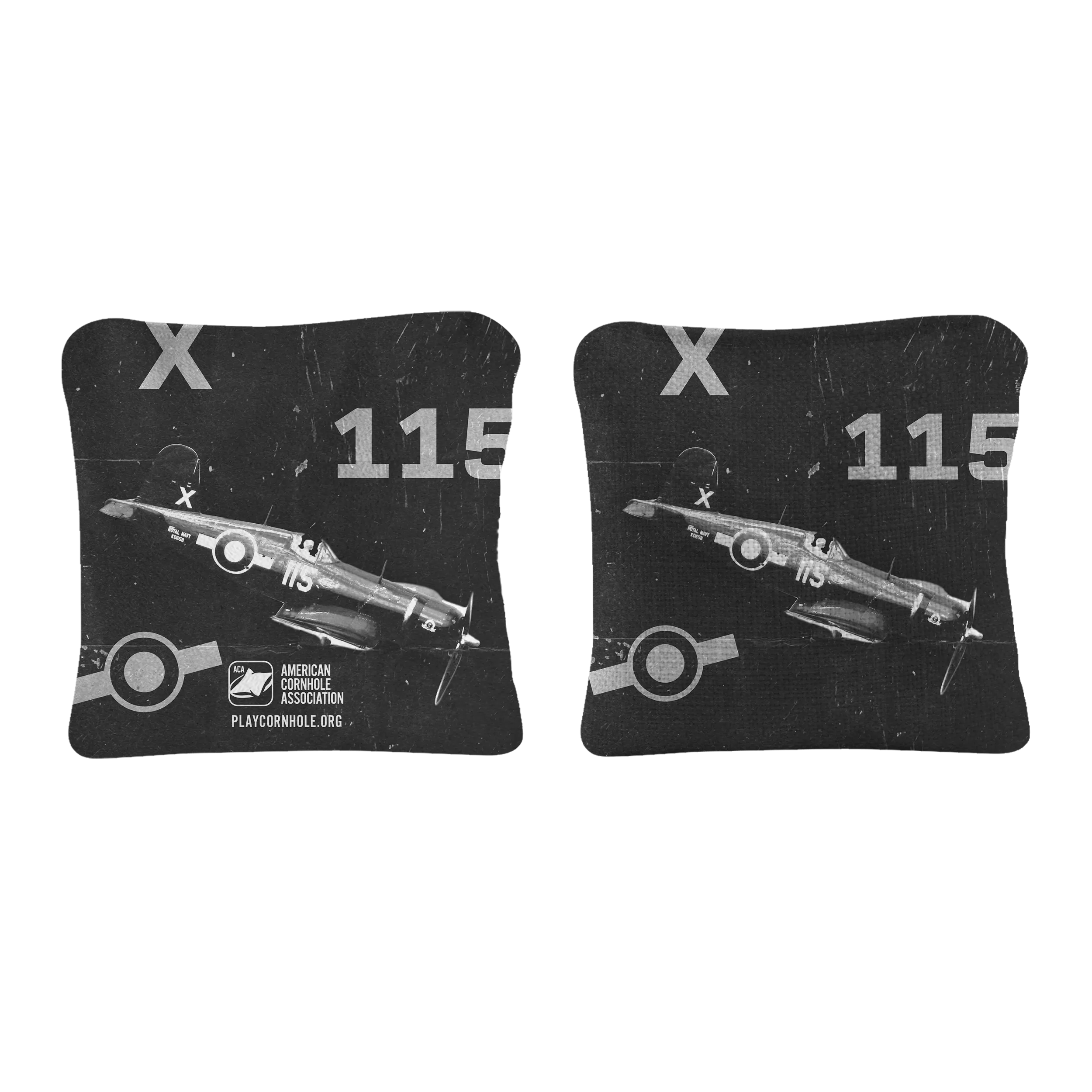 Distressed Bomber 115 Synergy Pro Cornhole Bags