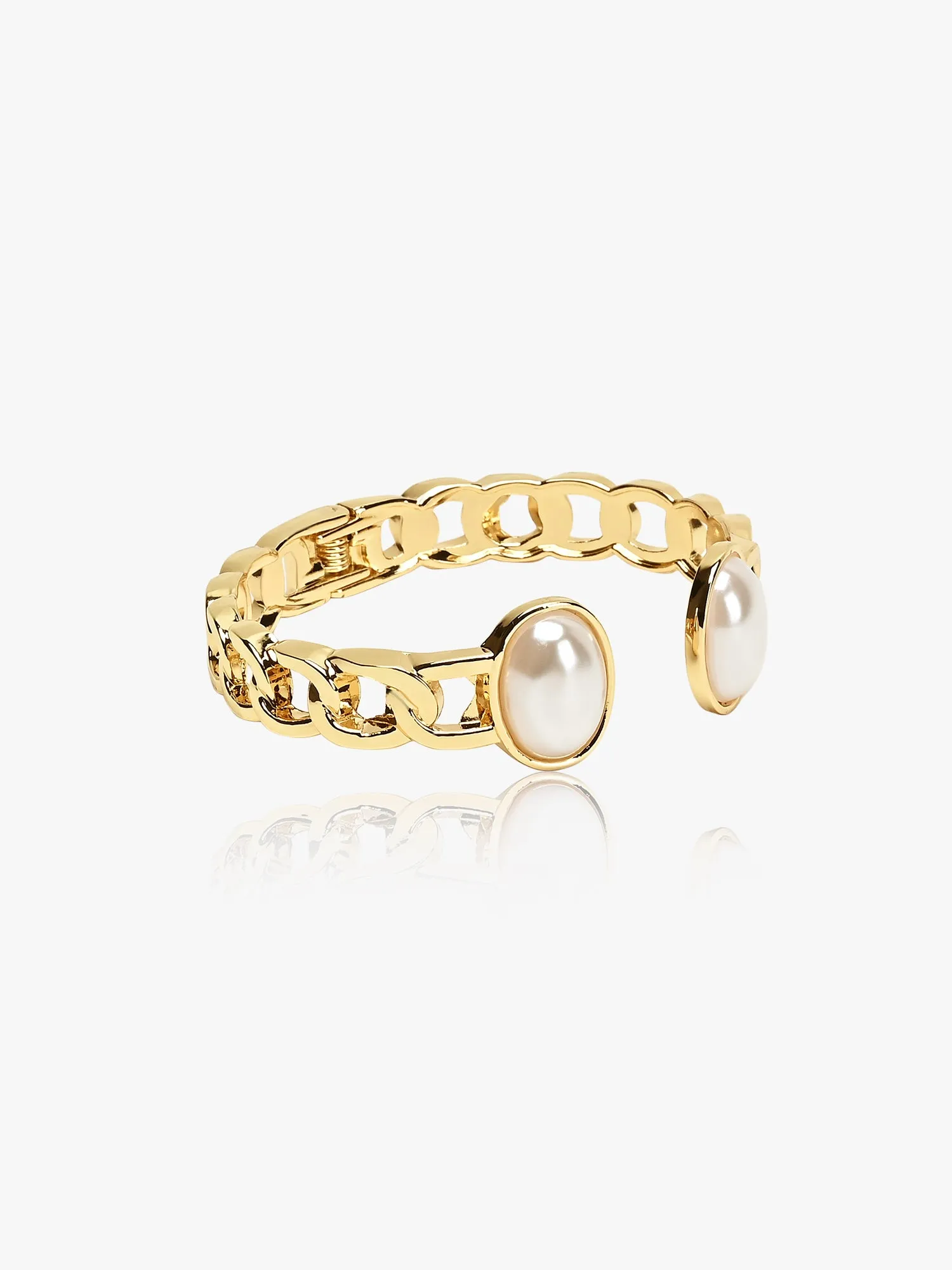 Elegant Single-Stone Bangle Bracelet