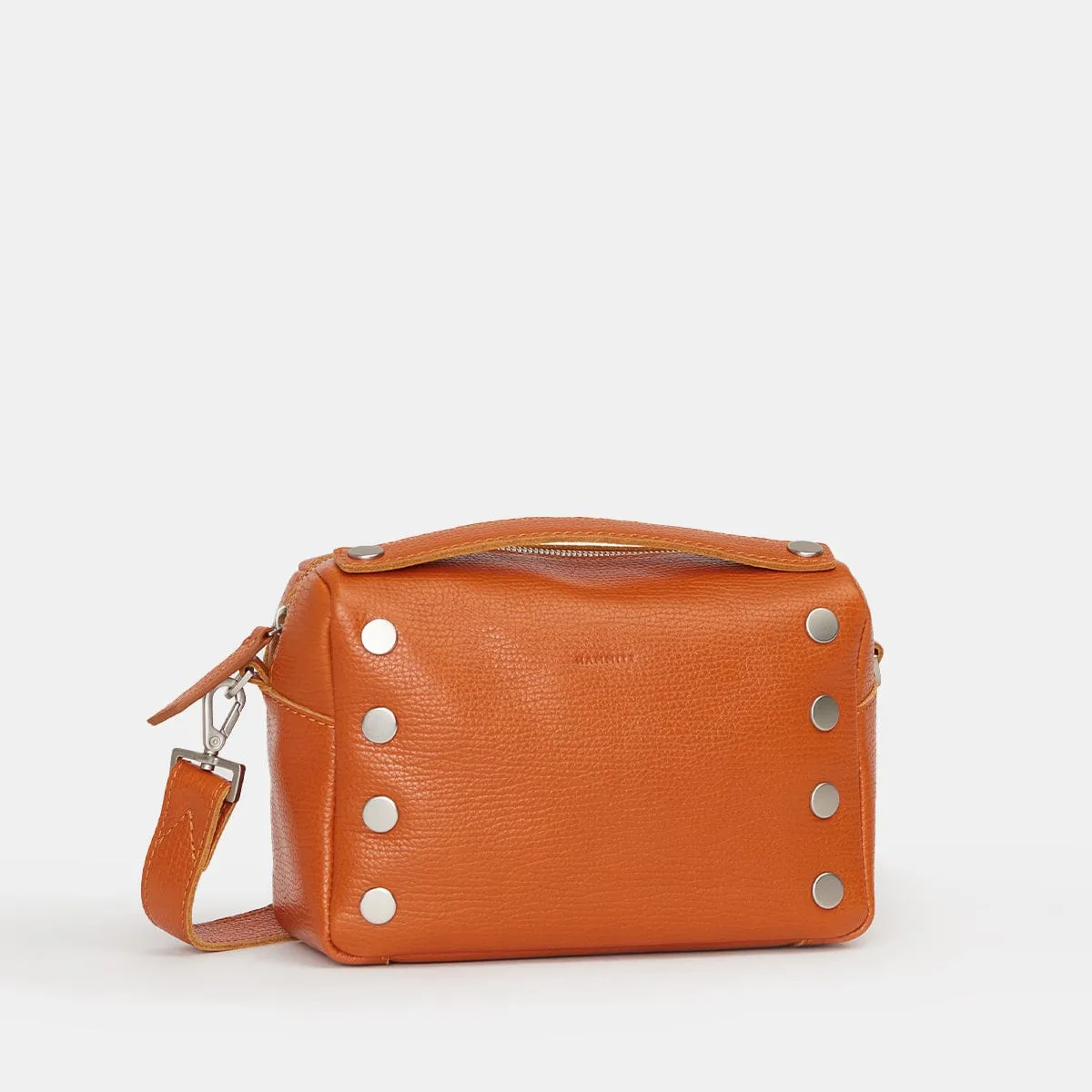 EVAN CROSSBODY SML - Candlelight Orange/Brushed Silver