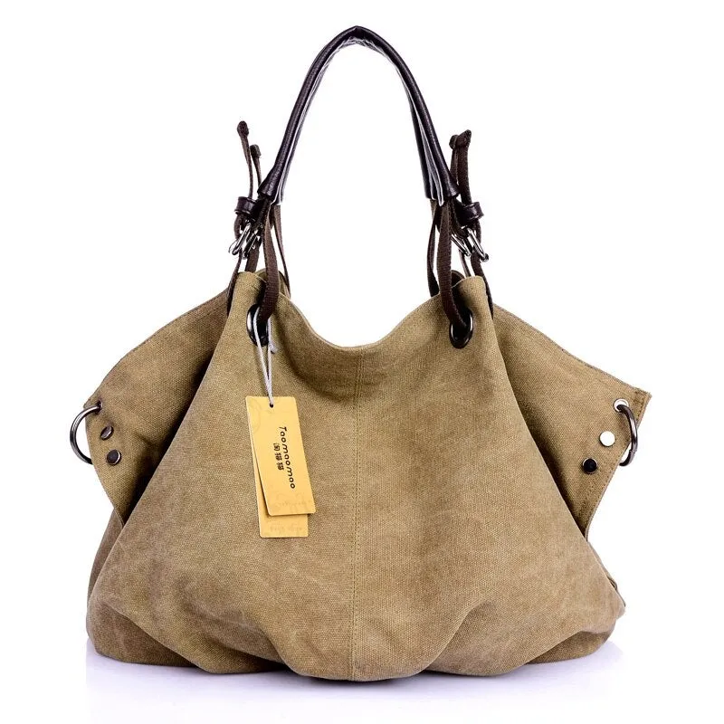 Fashion Casual Women's Large Capacity Canvas Messenger Bags