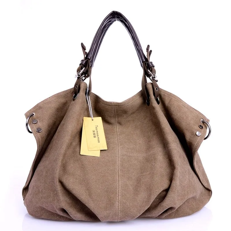 Fashion Casual Women's Large Capacity Canvas Messenger Bags