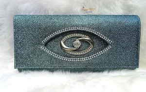 Green Elegant Fashionable Stylish Designer Casual Hand clutch Hand purse Wedding Purse Party Wear Hand Clutch