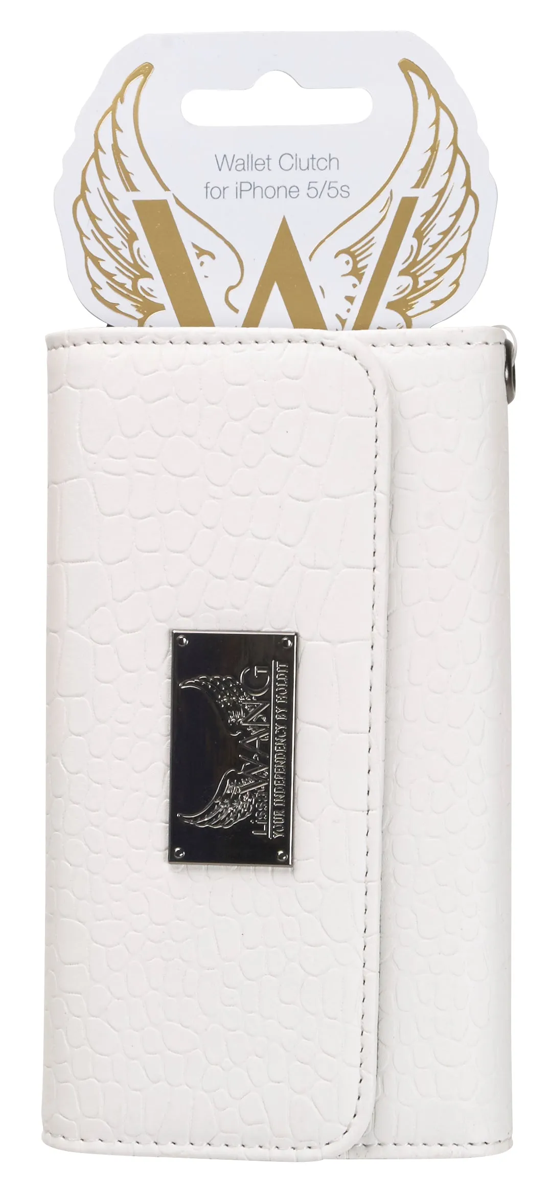 Holdit Lissa Wang Clutch Purse Croc Series for iPhone 5/5S/5SE (3 Card Pocket)