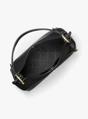 Joan Large Pebbled Leather Shoulder Bag