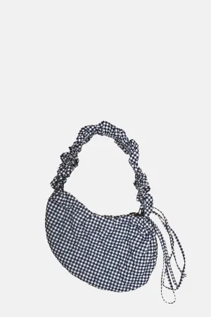 Kidney Bag Black & Ecru Gingham