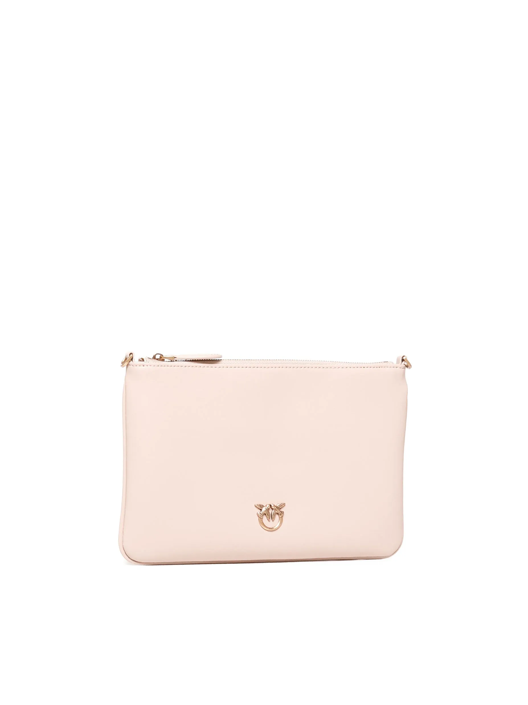 Logo Plaque Pale Pink Shoulder Bag