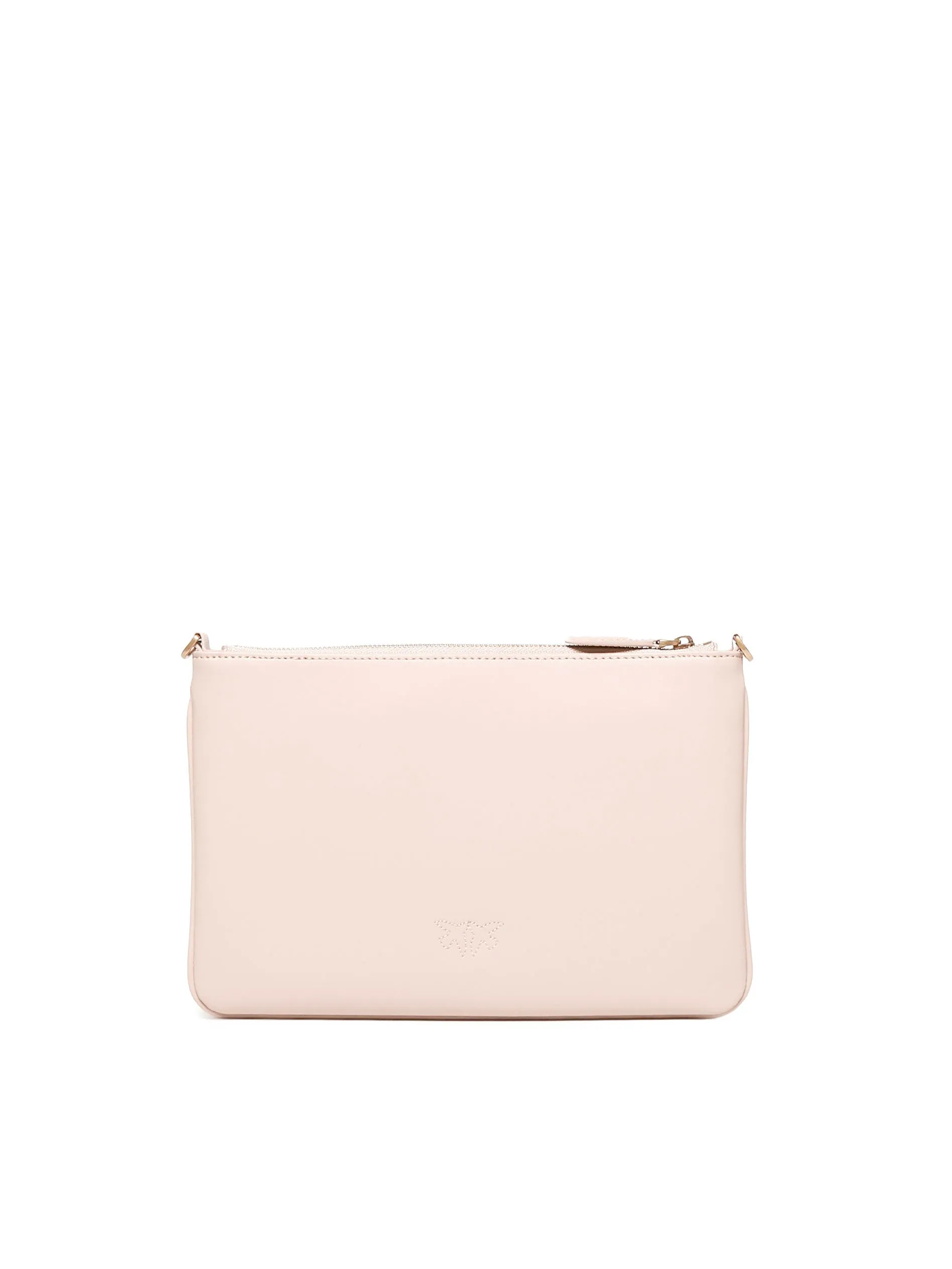 Logo Plaque Pale Pink Shoulder Bag