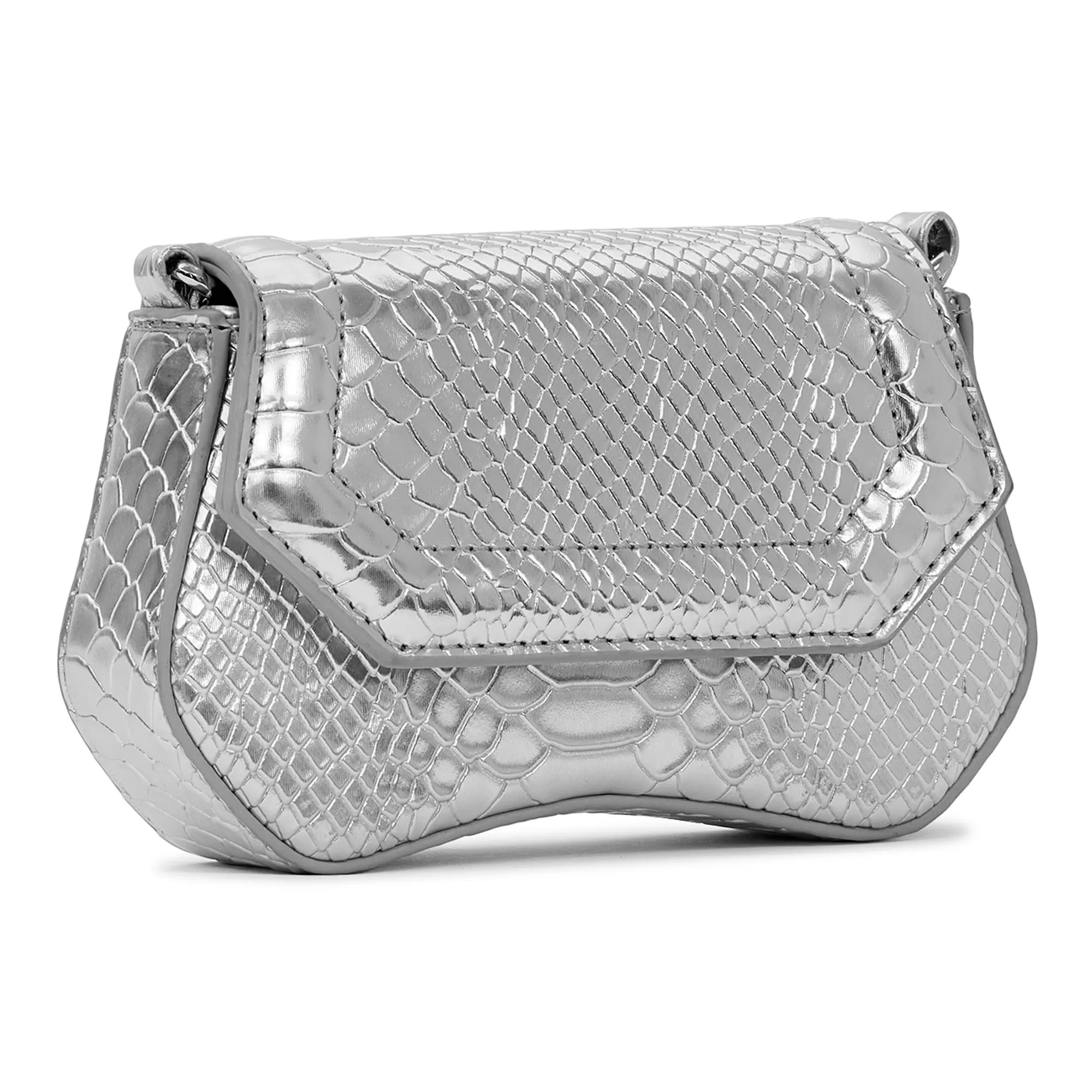 Miraggio Chelsea Croc-Textured Mini Crossbody Bag for Women