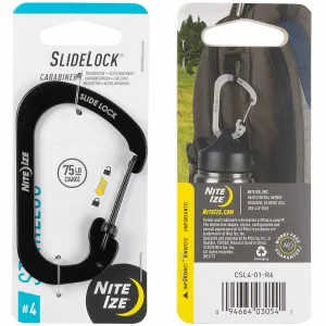 Nite Ize Slidelock Carabiner Stainless Steel Black #4