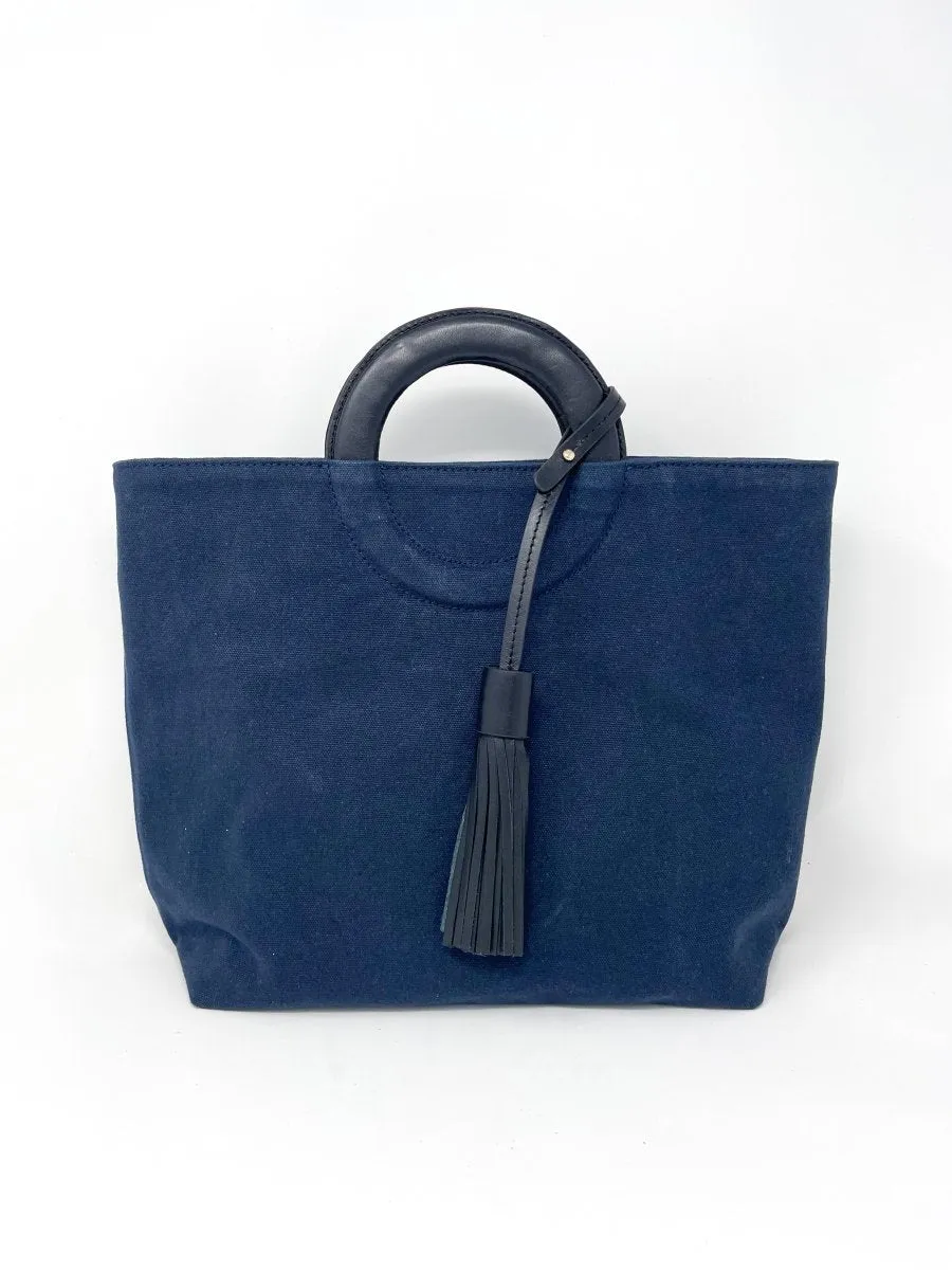 Oberkampf Medium Tote Bag in Navy