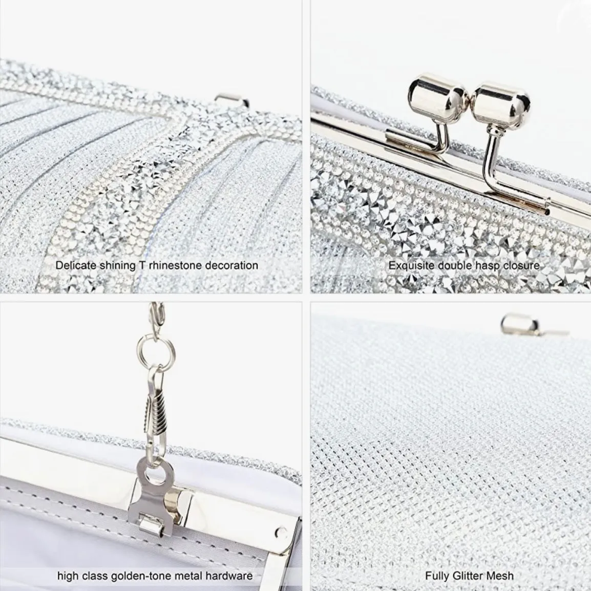 Perfect Sparkle Wedding Clutch