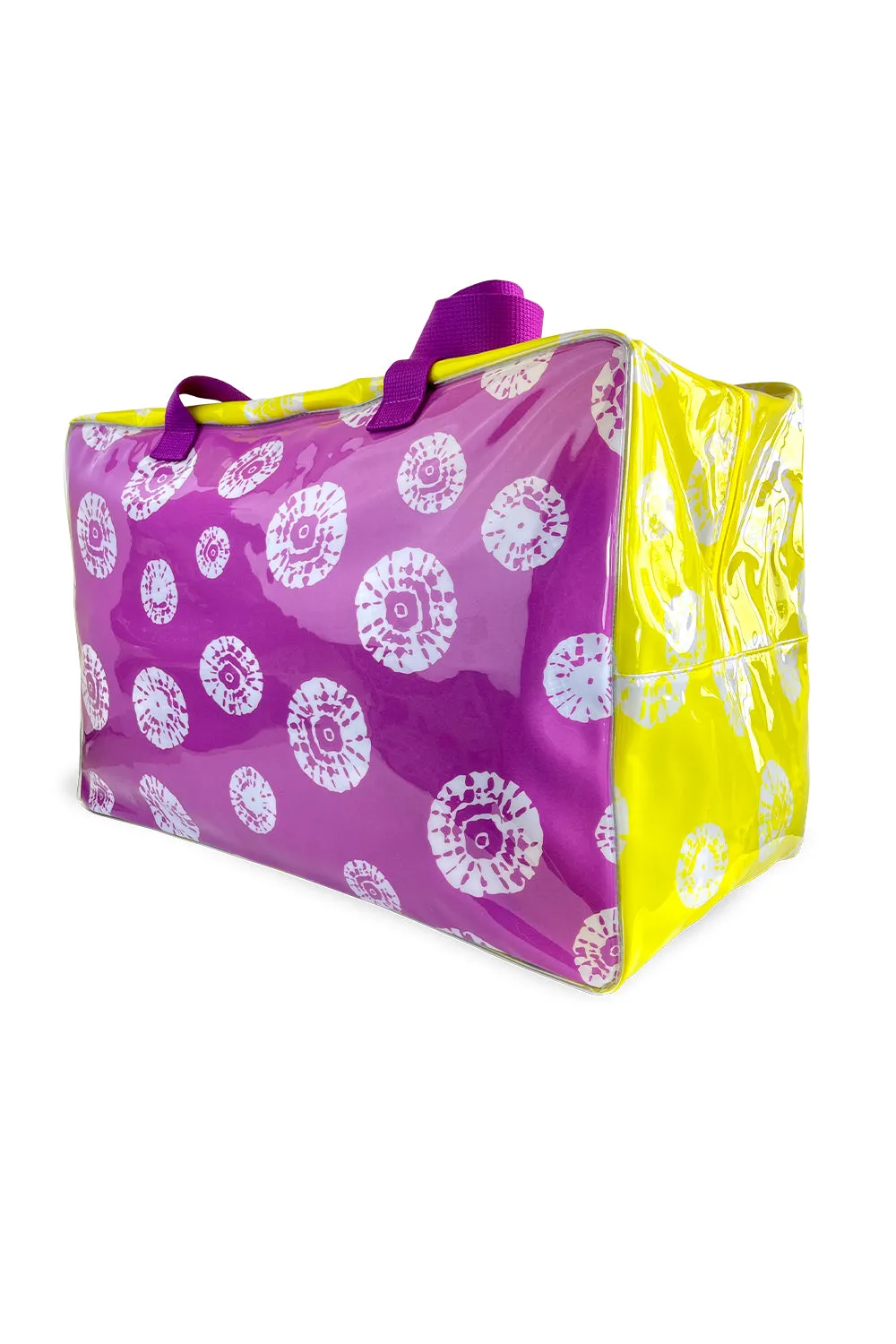 Purple Tie Dye Towel Bag