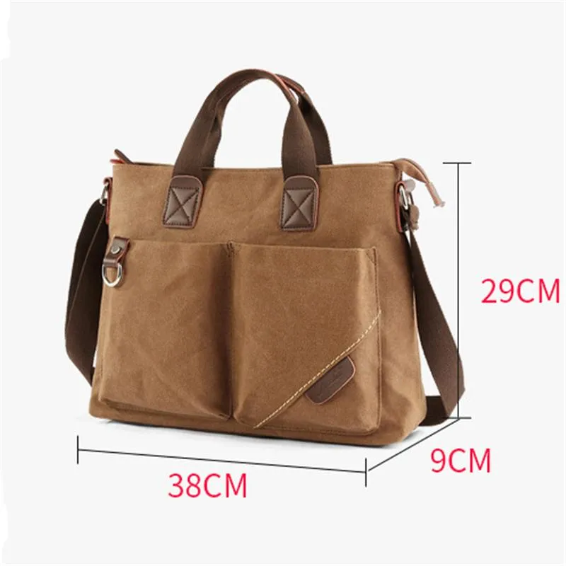 Retro Canvas Lightweight Crossbody Bags Handbag