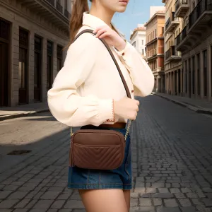 SALE! Brown Chic Faux Leather NGIL Crossbody Bag