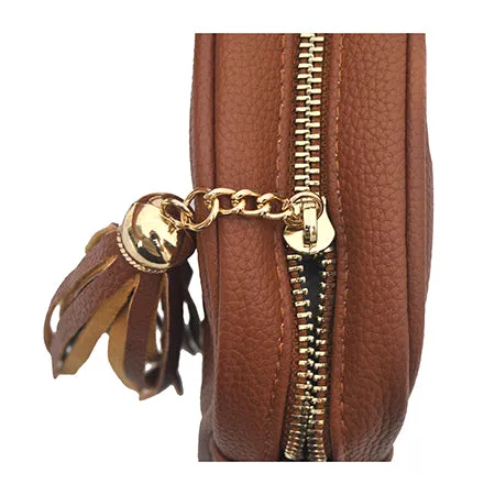 SALE! Brown Chic Faux Leather NGIL Crossbody Bag