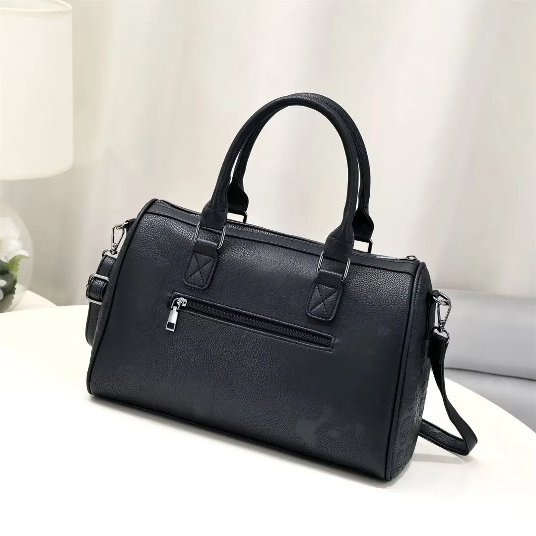 Signature Leather Square Tote