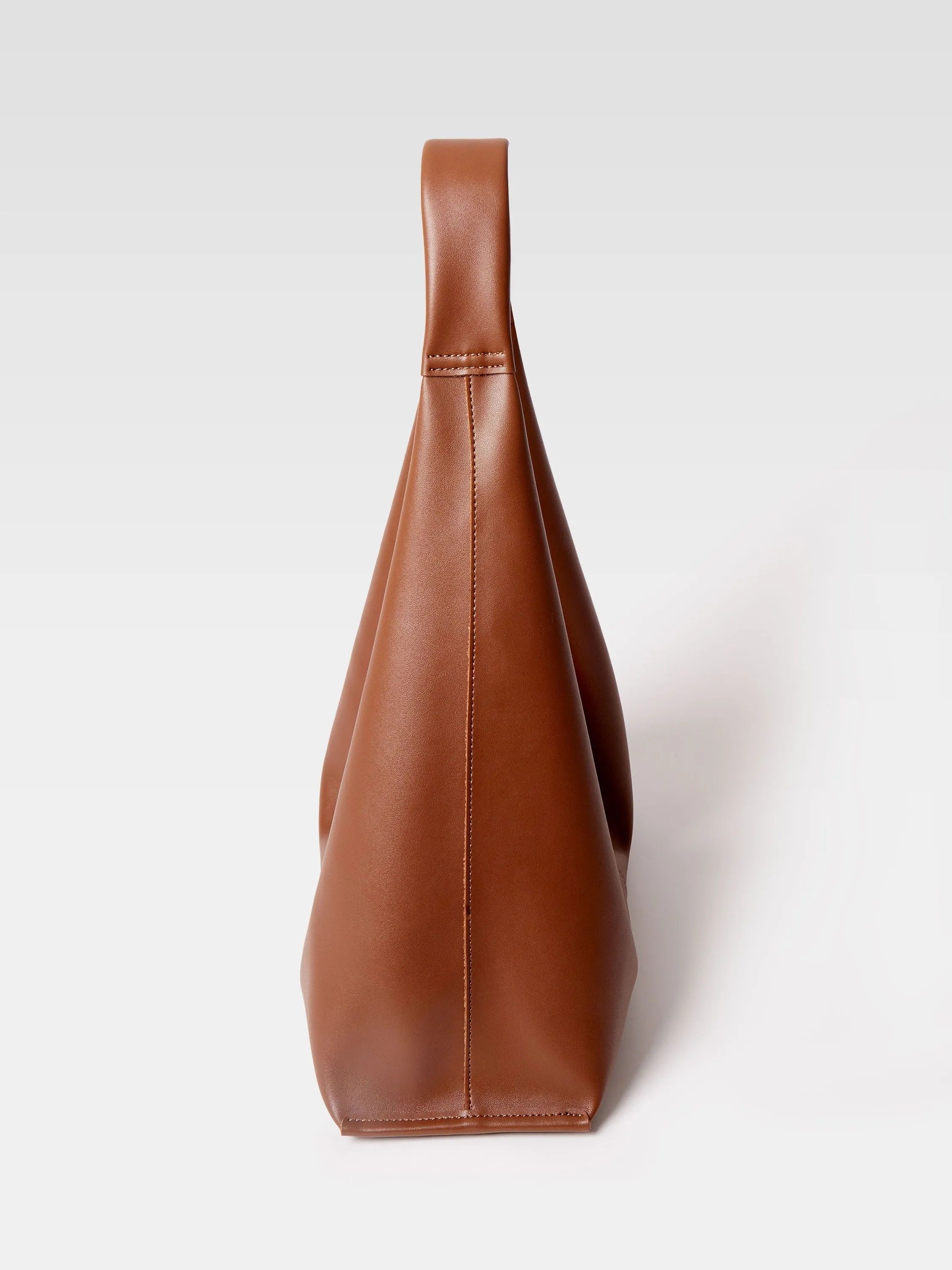 Slouchy Vegan Leather Bag