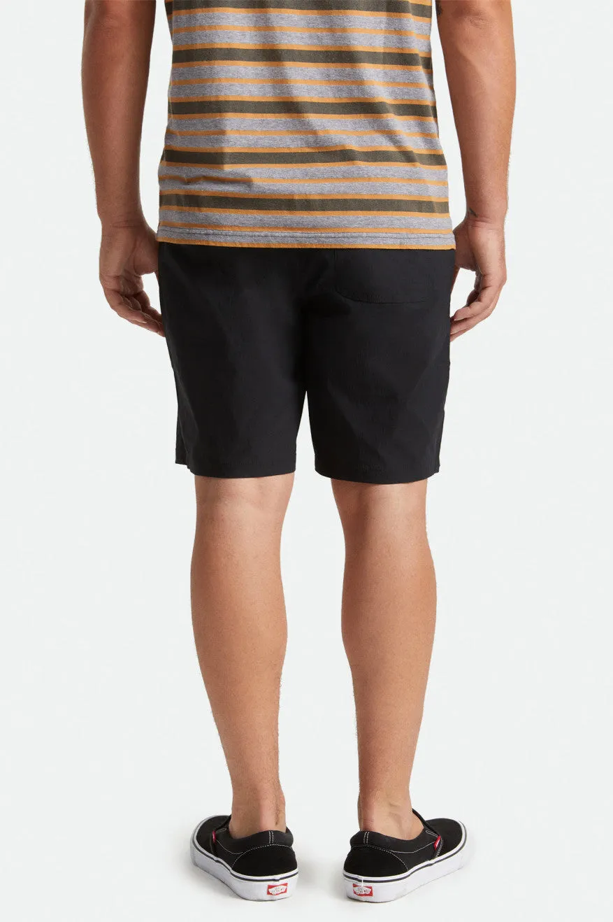 Steady Cinch Nylon Utility Short - Black