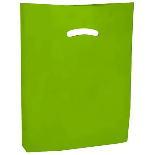 Super Gloss Die Cut Handle Bags. - 20 x 20 x 5 - (Citrus Green)