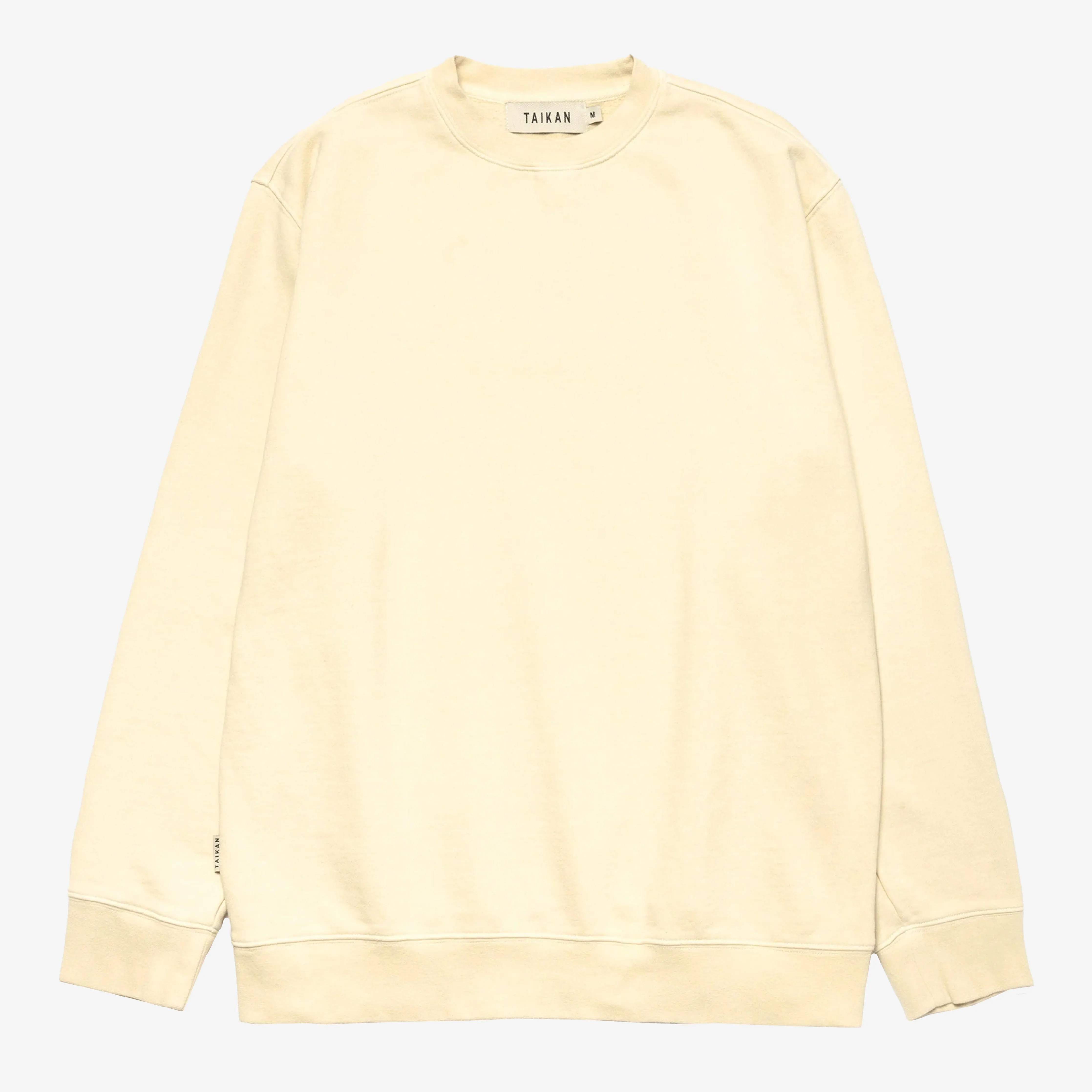 Taikan Everything Plain Crew Sweatshirt Cream