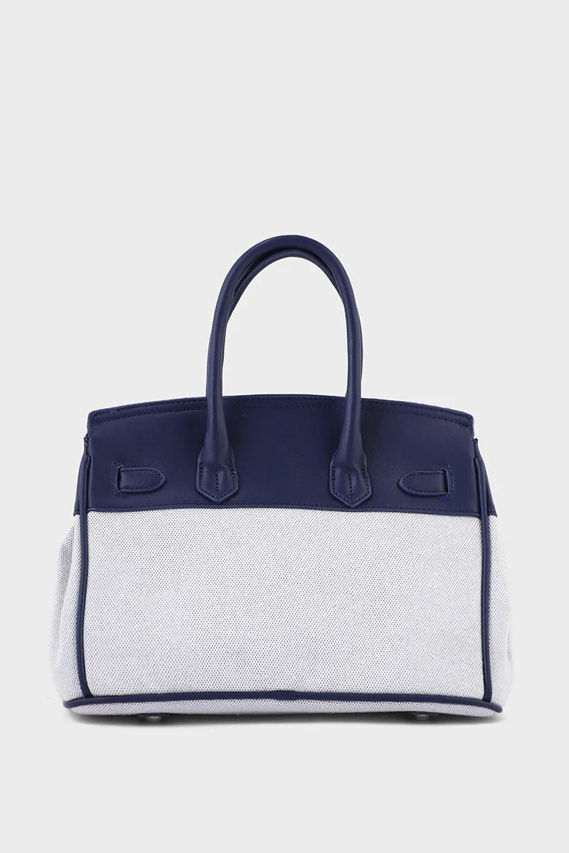 Trapeze Hand Bags BH0054-Navy