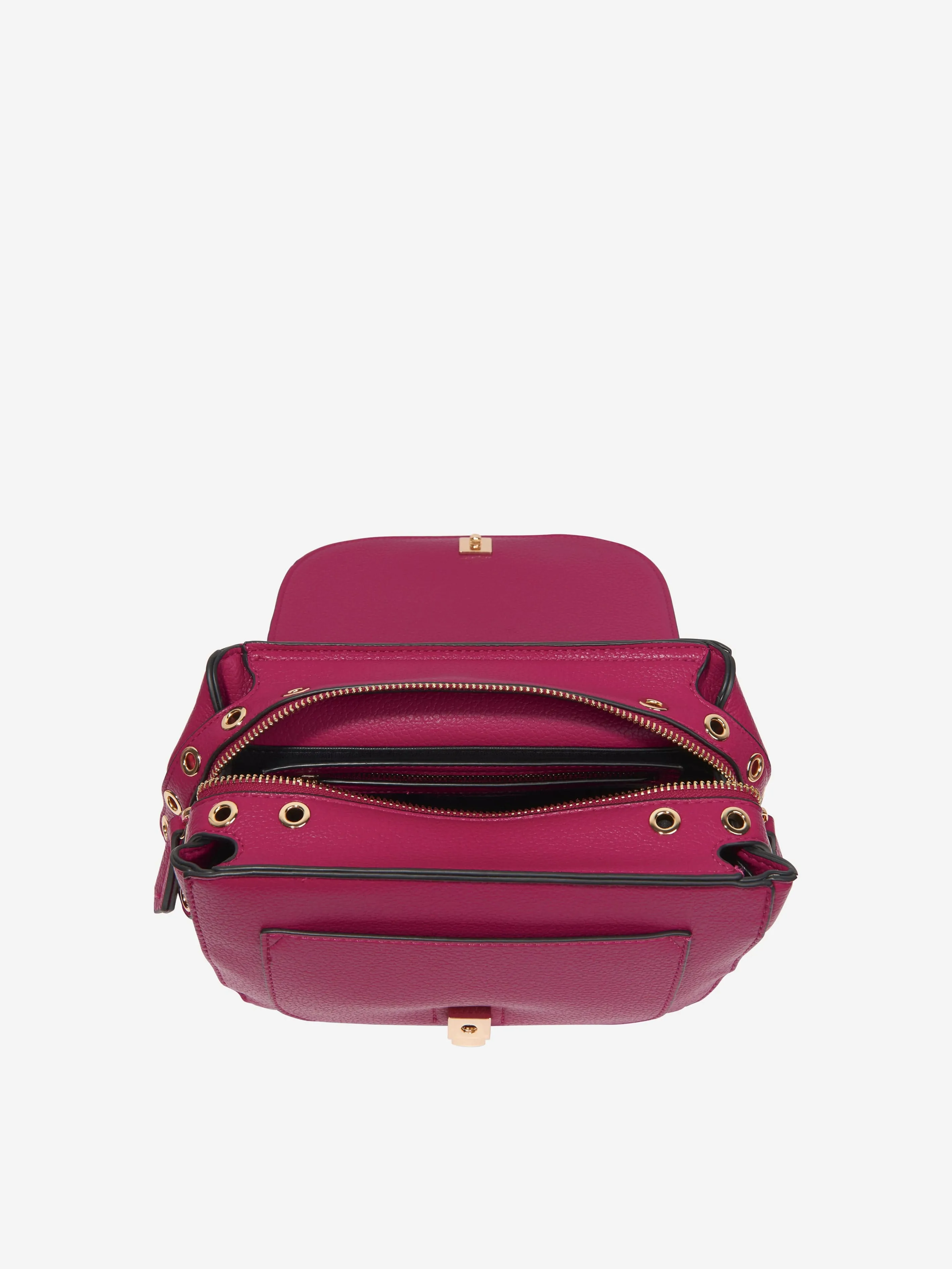 Valentino Girls Megeve Flap Bag in Purple (W: 23cm)