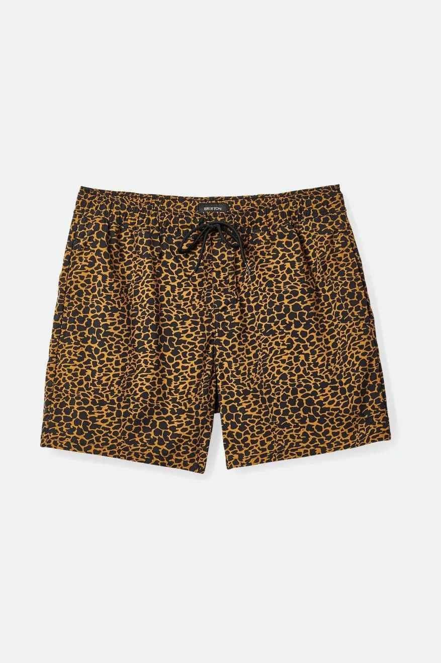 Voyage Hybrid Short 5” - Black/Gold