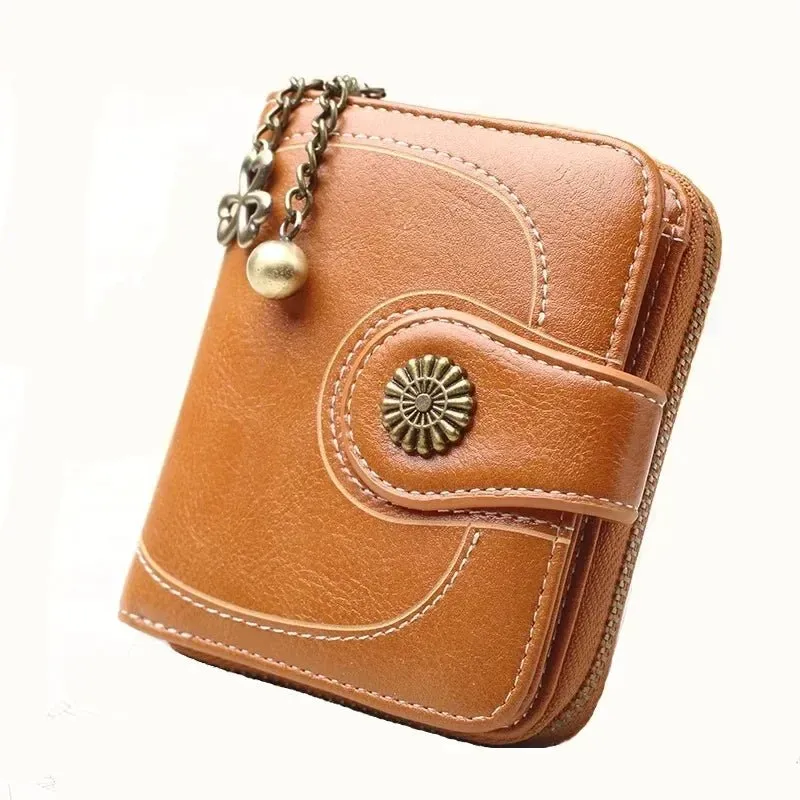 Women Wallets and Purses PU Leather Money Bag.