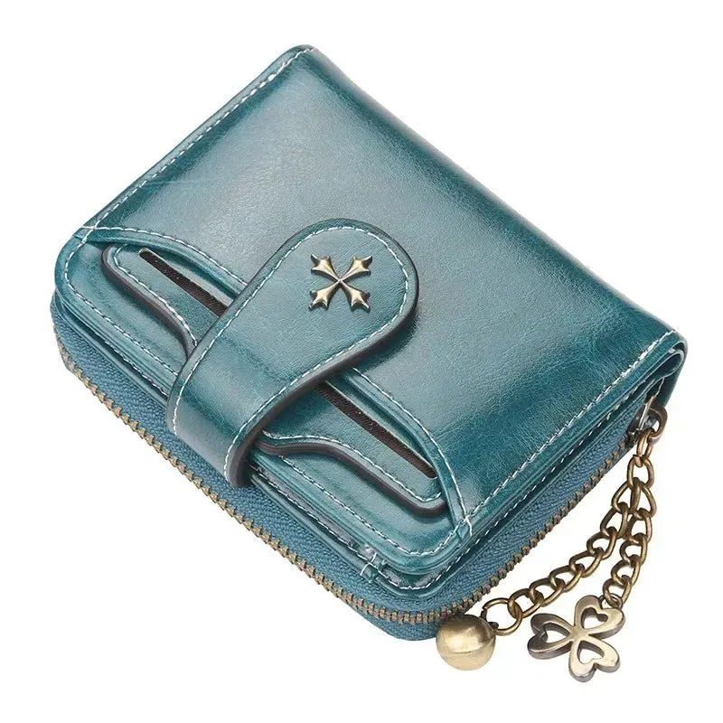 Women Wallets and Purses PU Leather Money Bag.