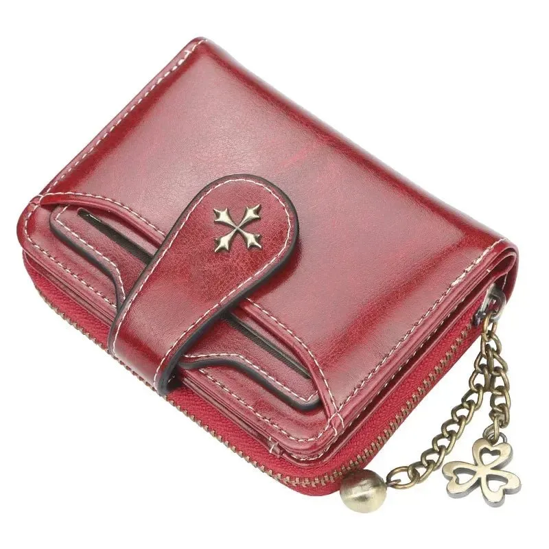 Women Wallets and Purses PU Leather Money Bag.