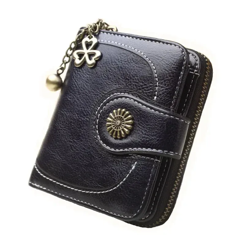 Women Wallets and Purses PU Leather Money Bag.