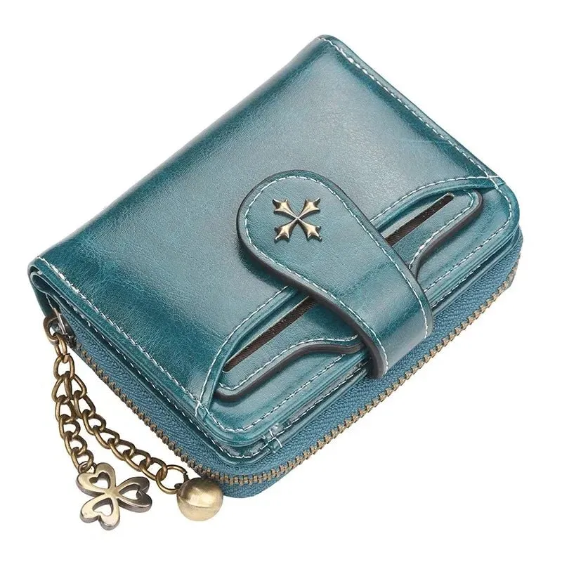 Women Wallets and Purses PU Leather Money Bag.